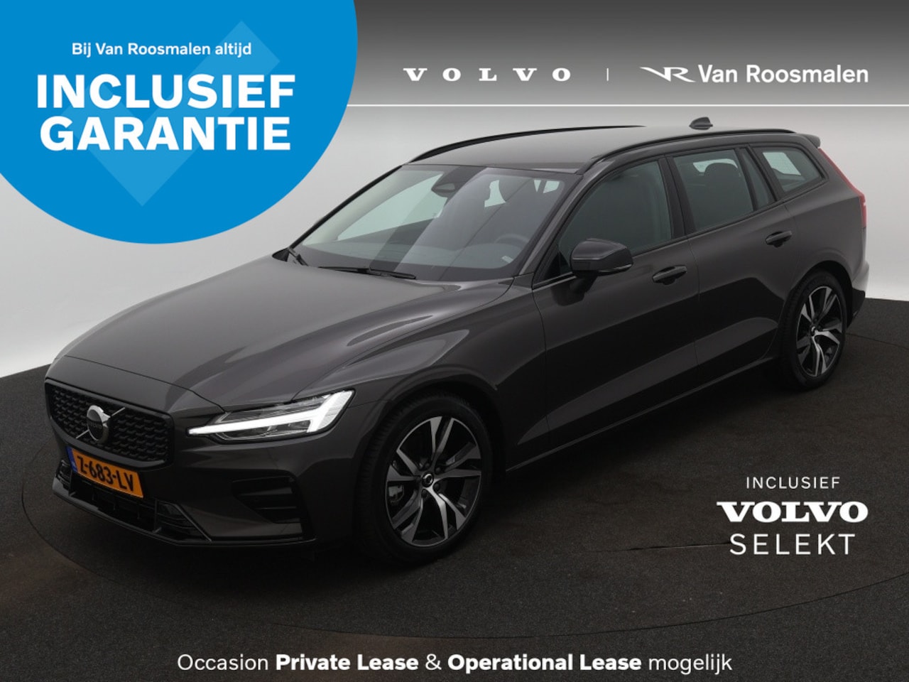 Volvo V60 - 2.0 B4 Plus Dark | Trekhaak | - AutoWereld.nl