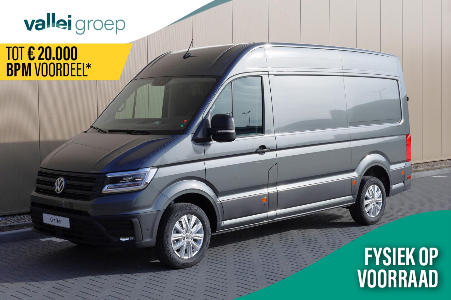 Volkswagen Crafter - 2.0 TDI EU6 140PK DSG Exclusive L3 GVW 3.5T WB 3640mm | Trekhaak | Navi | ACC | DAB | 17 i - AutoWereld.nl