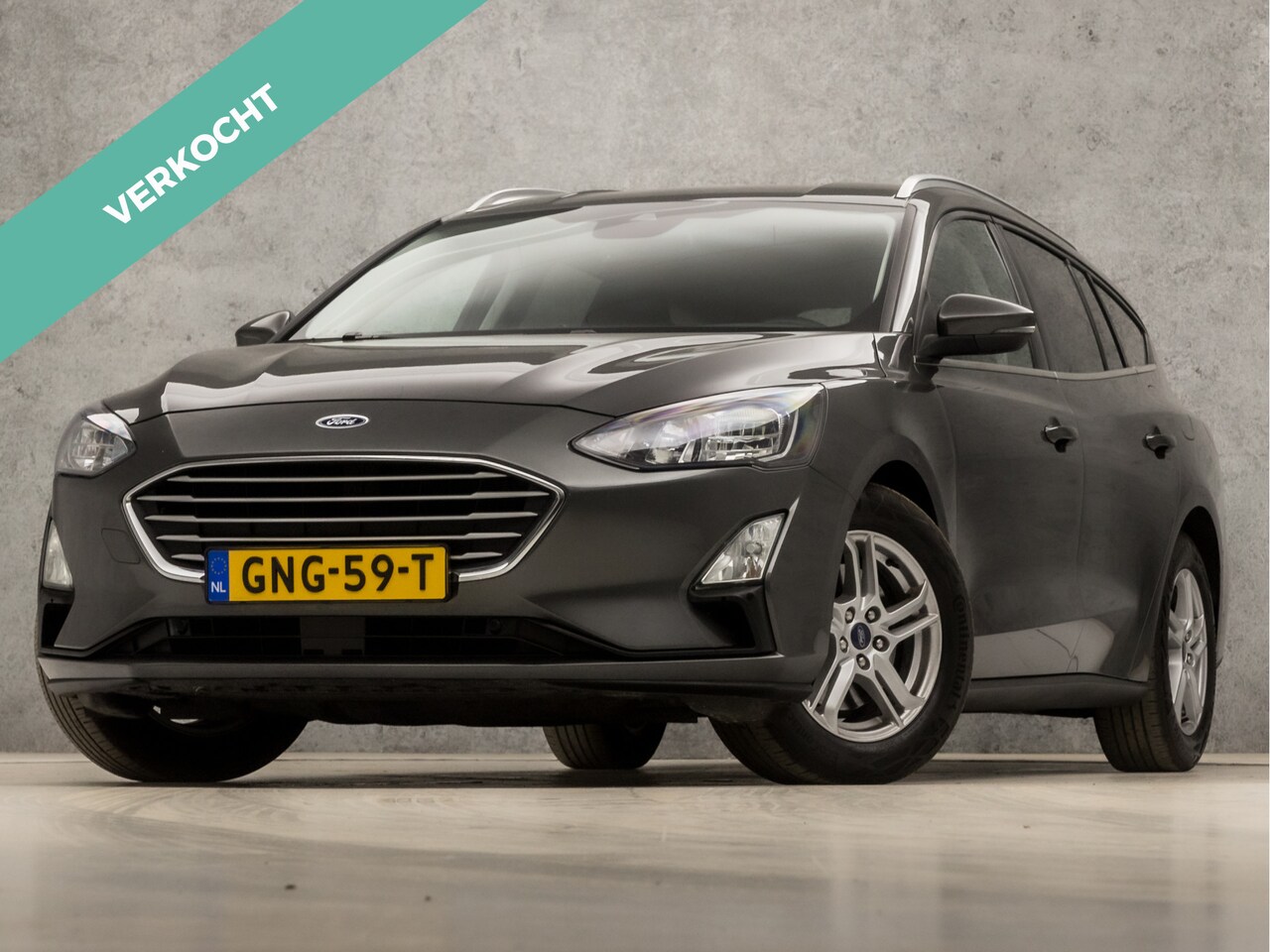 Ford Focus Wagon - 1.0 EcoBoost Titanium Sport Automaat (APPLE CARPLAY, GROOT NAVI, CLIMATE, KEYLESS, STUUR/S - AutoWereld.nl