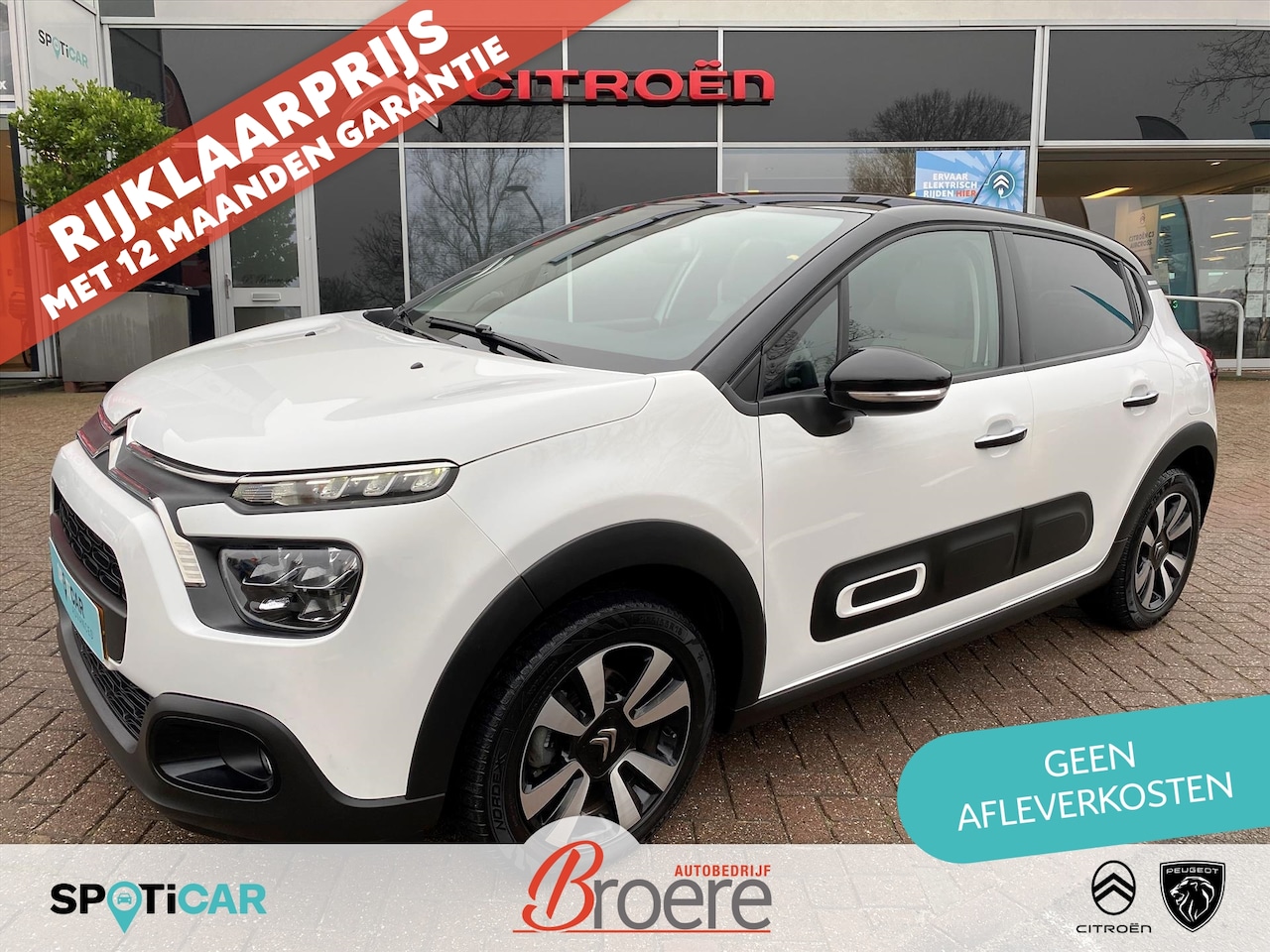 Citroën C3 - 1.2 Turbo 110pk EAT6 Automaat Shine | comfort seats wood, keyless, dab, navigatie via appl - AutoWereld.nl