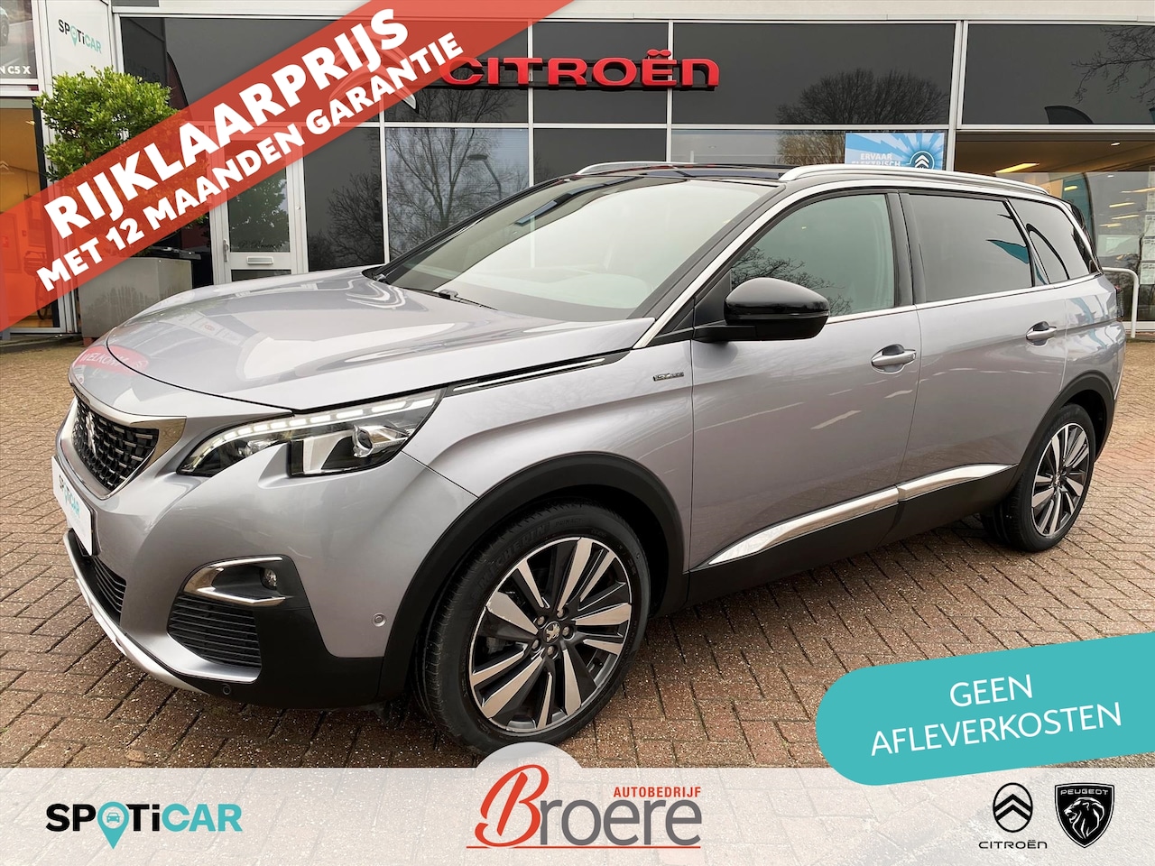 Peugeot 5008 - 1.2 Turbo 130pk GT-Line 7 zits | panoramadak, keyless, elek. achterklep, dab, navigatie, d - AutoWereld.nl