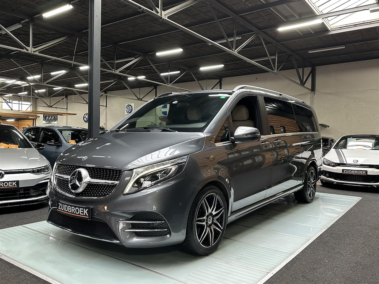 Mercedes-Benz V-klasse - V300d | XXL | AMG | LEER | 360 | Trekhaak | NL-AUTO | Elec. Schuifdeur | Stoelverwarm. | - AutoWereld.nl