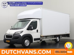 Peugeot Boxer - 2.0BlueHDI 160PK Bakwagen 4.89 Meter Laadlengte | Navigatie | Camera | Airco | 3-Persoons