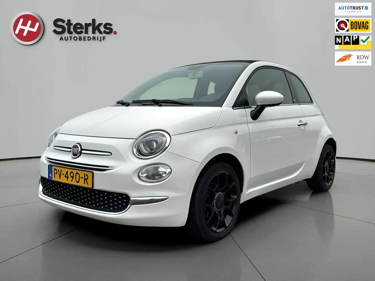 Fiat 500 C - CABRIO 0.9 TwinAir Turbo Lounge 35048 KM !!! NAVI 16"LM VELGEN NL AUTO - AutoWereld.nl