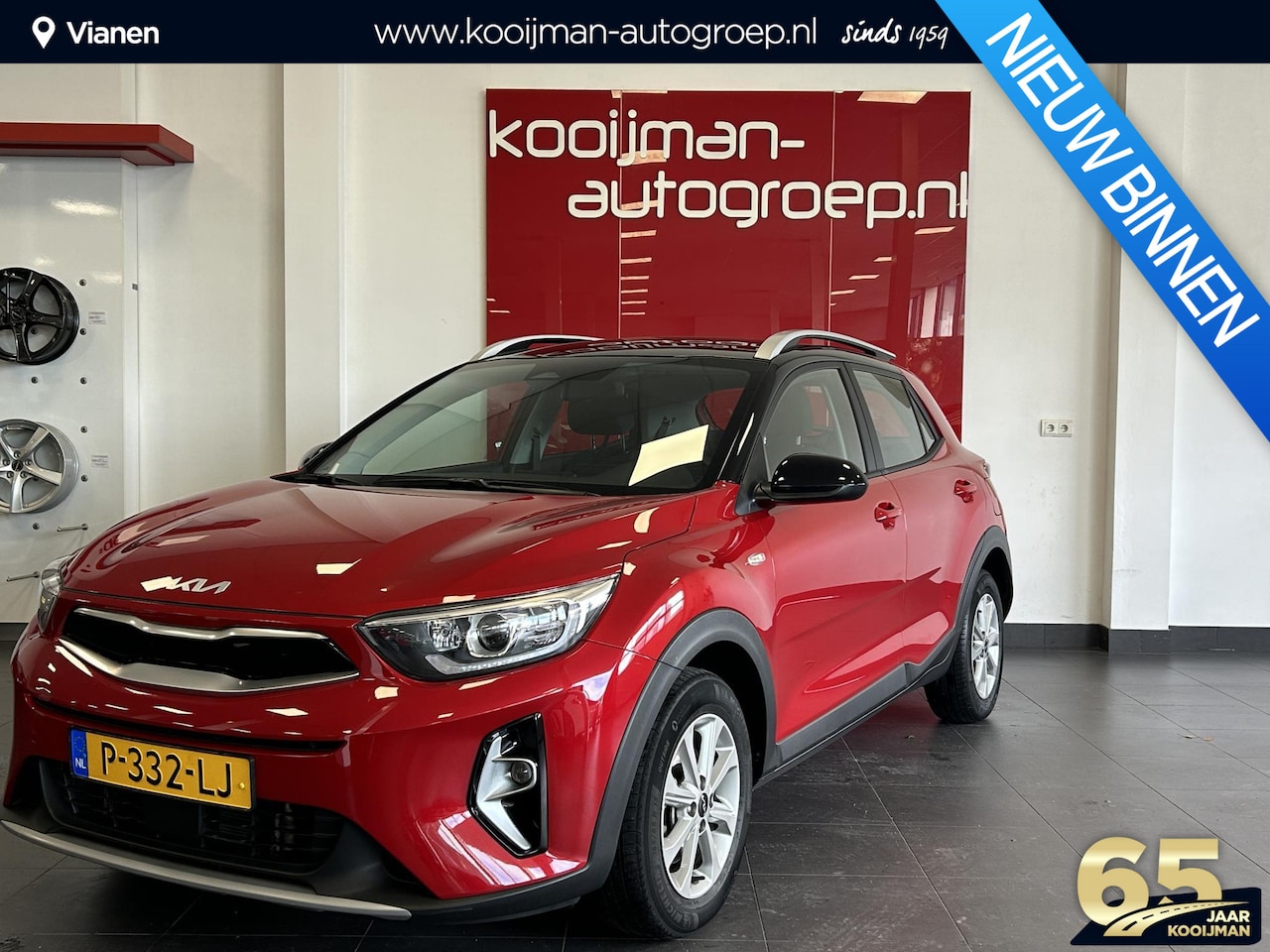 Kia Stonic - 1.0 T-GDi MHEV DynamicLine | Two-Tone uitvoering met zwart dak | Apple Carplay/Android aut - AutoWereld.nl