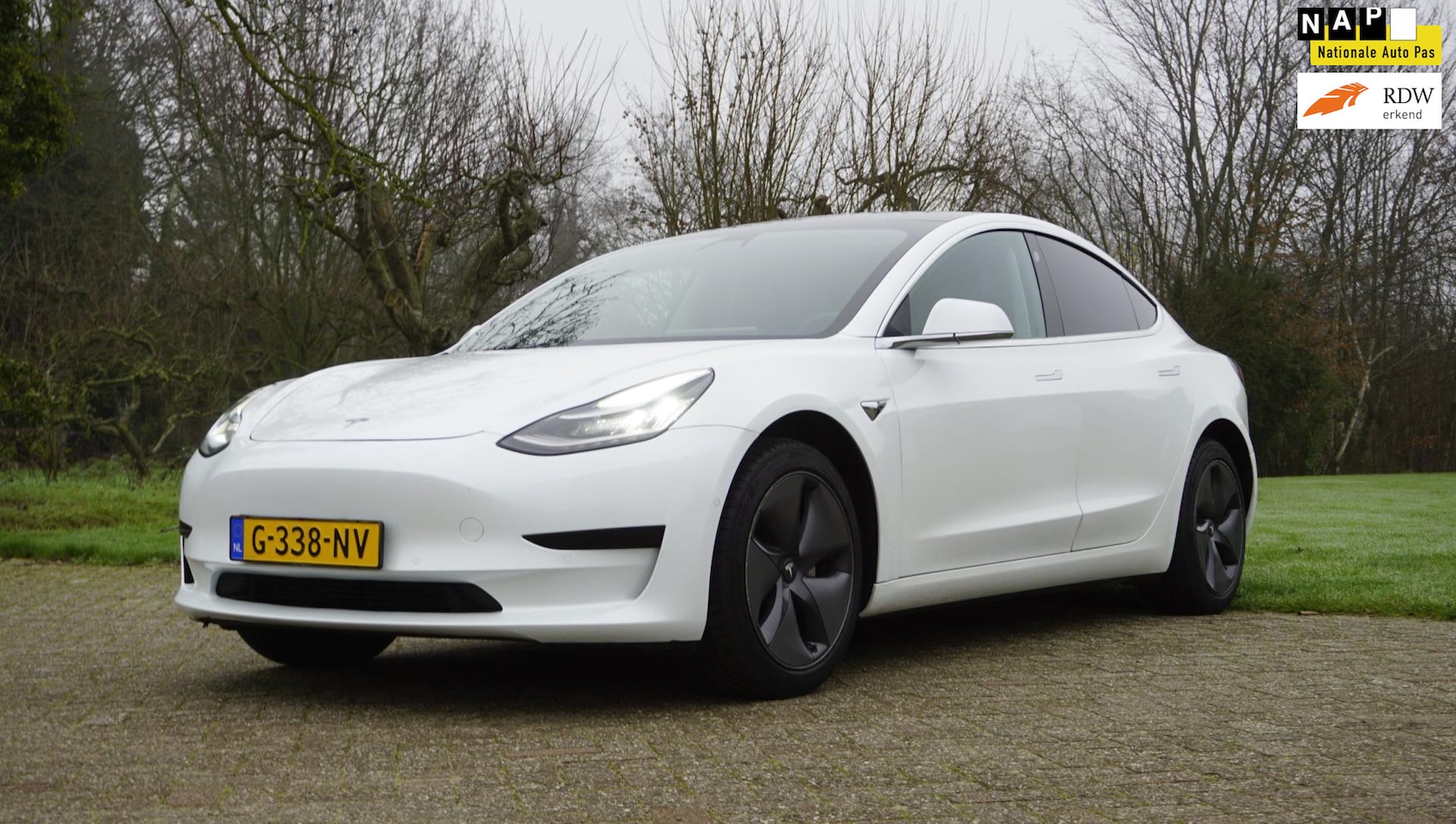 Tesla Model 3 - Standard RWD Plus 60 kWh Panoramadak leder - AutoWereld.nl