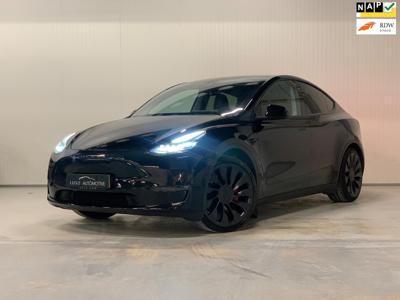 Tesla Model Y - Performance AWD 75 kWh | CAMERA | ZONNEDAK | BLACK EDITION - AutoWereld.nl