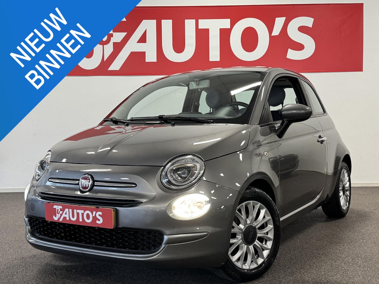 Fiat 500 - 0.9 TwinAir Turbo Popstar ECC AIRCO, ELEC PAKKET, 15'' LMV - AutoWereld.nl