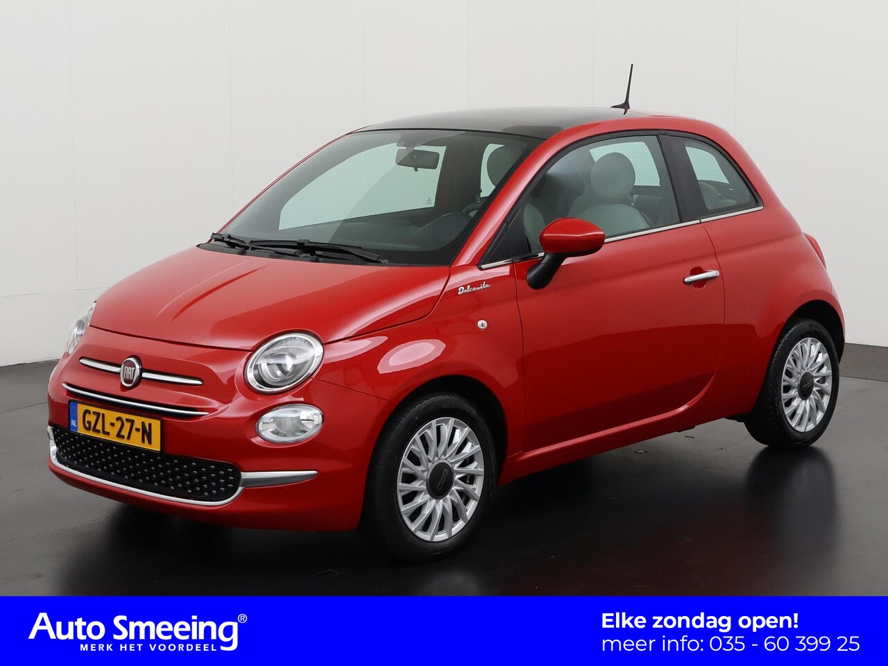 Fiat 500 - 1.0 Hybrid Dolcevita | Panoramadak | Apple/Android Carplay | Zondag Open! - AutoWereld.nl