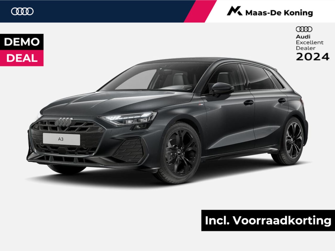 Audi A3 Sportback - S edition 30 TFSI 116 PK · Glazen panorama dak · Achteruitrijcamera · 18" LM Velgen · Priv - AutoWereld.nl