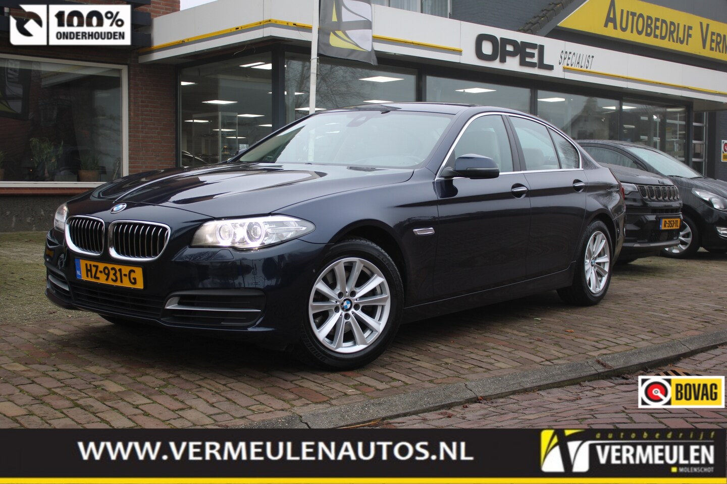 BMW 5-serie - 520i 184PK High Executive + 17"/ Navi/ Clima/ Cruise/ Leder/ Xenon/ Head-UP/ NL auto - AutoWereld.nl