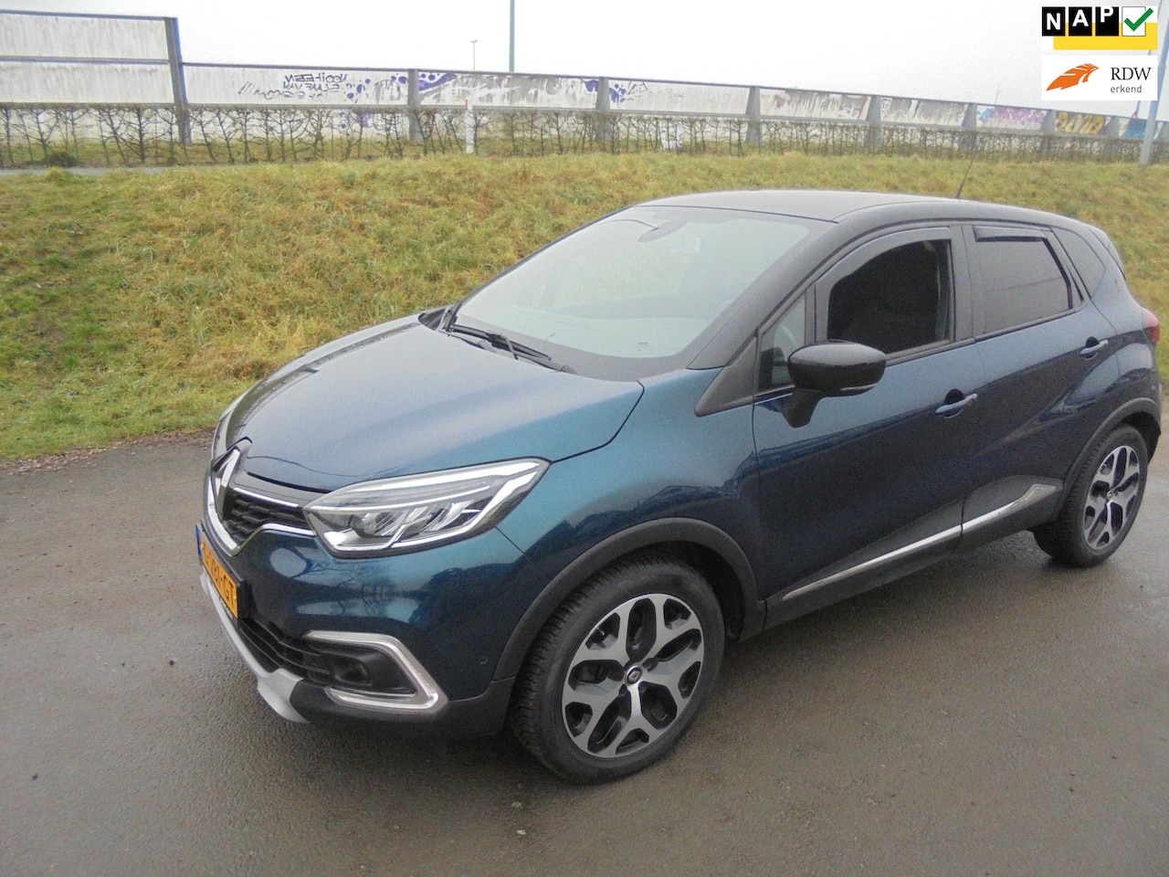 Renault Captur - Renault captur 0.9 benzine airco ecc lmv trekhaak navigatie pdc camera - AutoWereld.nl