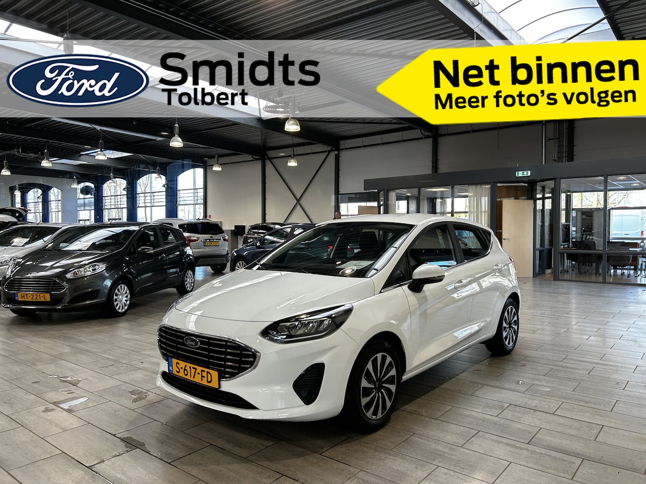 Ford Fiesta - EcoBoost Hybrid 125 pk Titanium | 4 seiz. banden | LED | Clima | Cruise | Apple Carplay/An - AutoWereld.nl