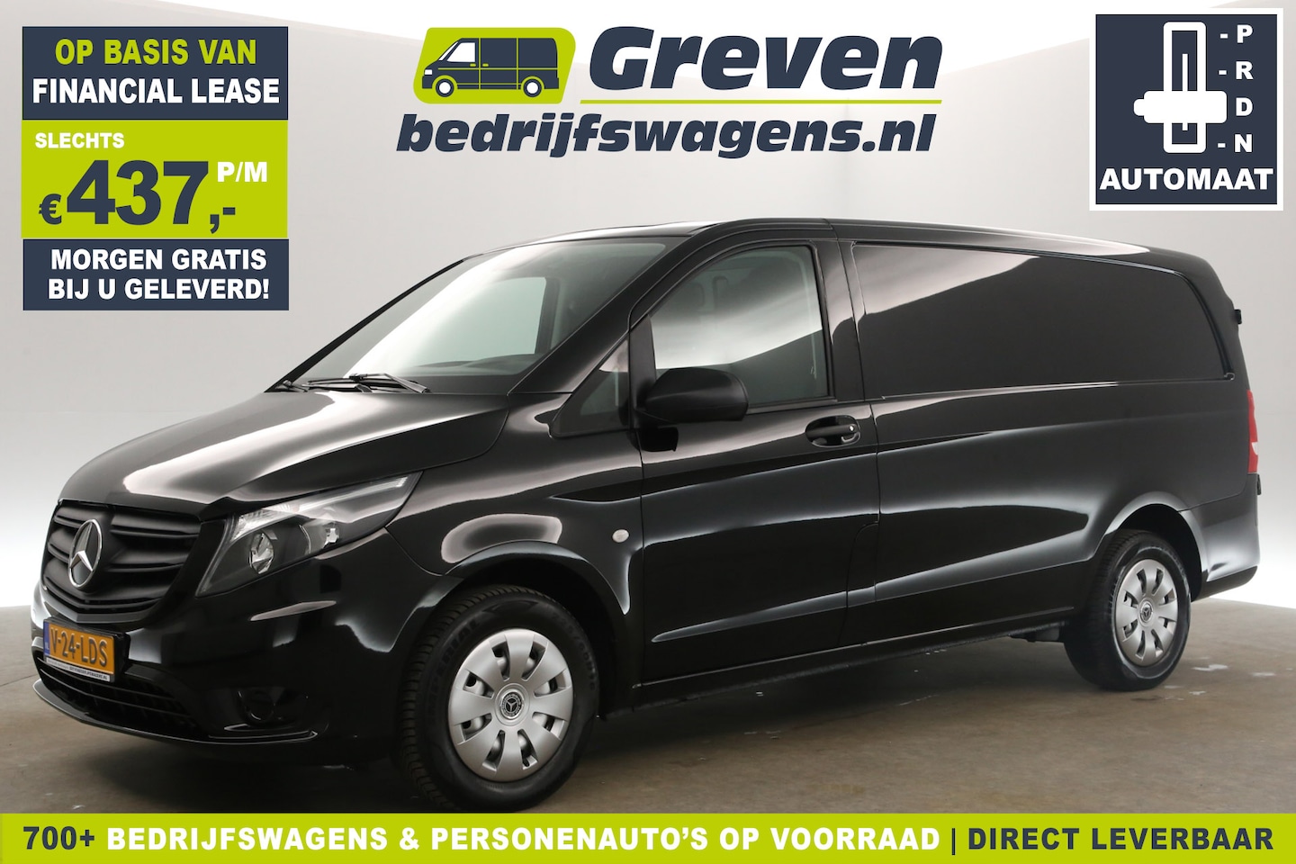 Mercedes-Benz Vito - 114 CDI Lang Automaat Airco Cruise Camera Navi Stoelverwarming 3 Persoons Trekhaak - AutoWereld.nl