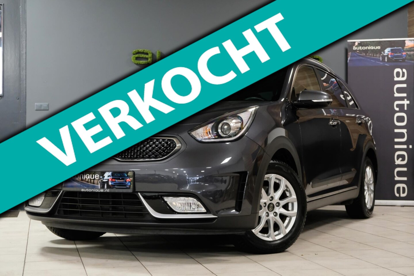 Kia Niro - 1.6 GDi Hybrid DynamicLine automaat/camera/navi - AutoWereld.nl