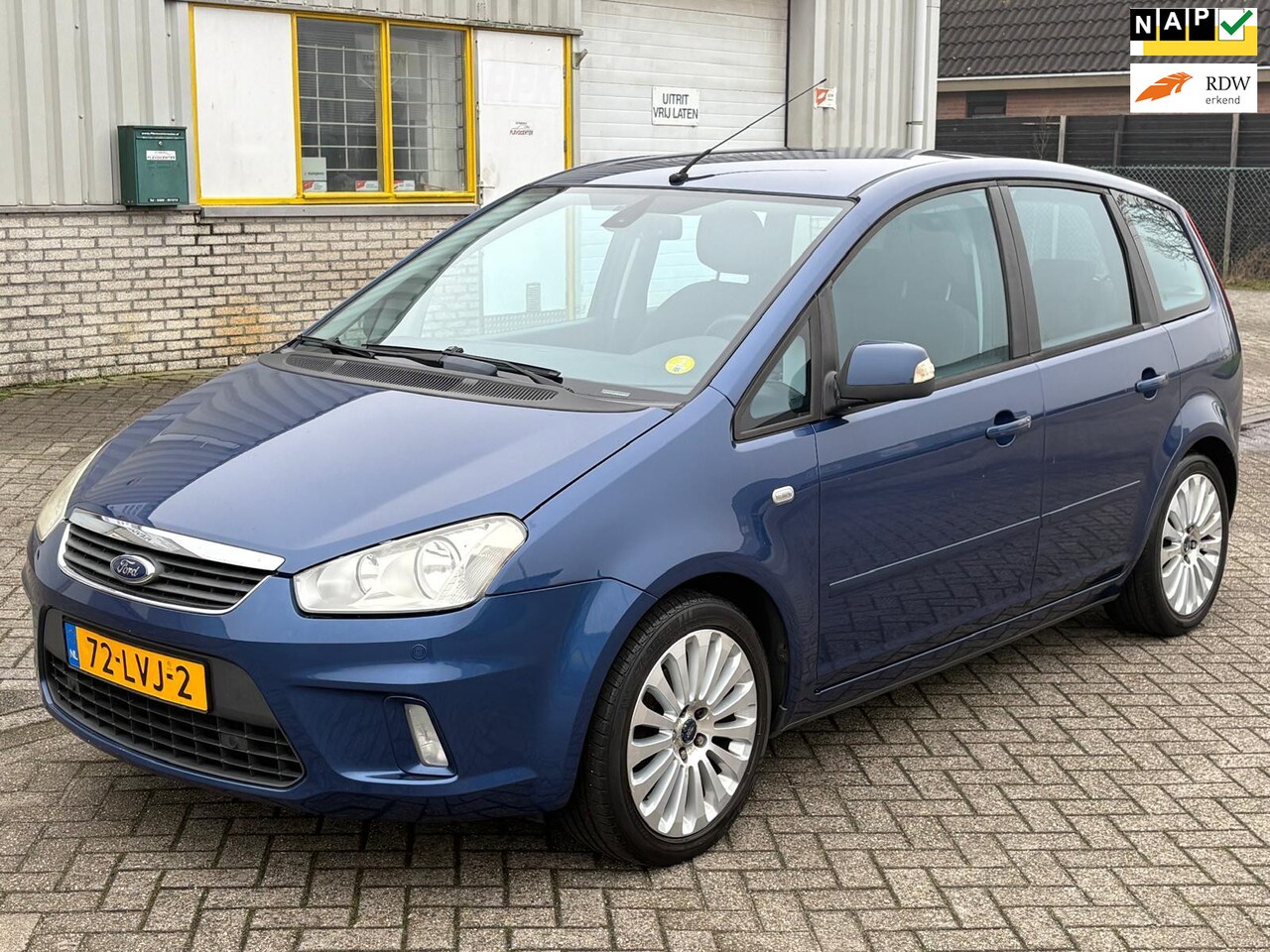 Ford C-Max - 1.8 I 16V 125 PK Bj 2010 Titanium 1e Eig Ecc Airco Prof Navi Bluetooth Cruise Control Pdc - AutoWereld.nl