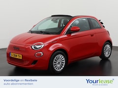 Fiat 500 C - RED 42 kWh | All-in 433, - Private Lease | Zondag Open