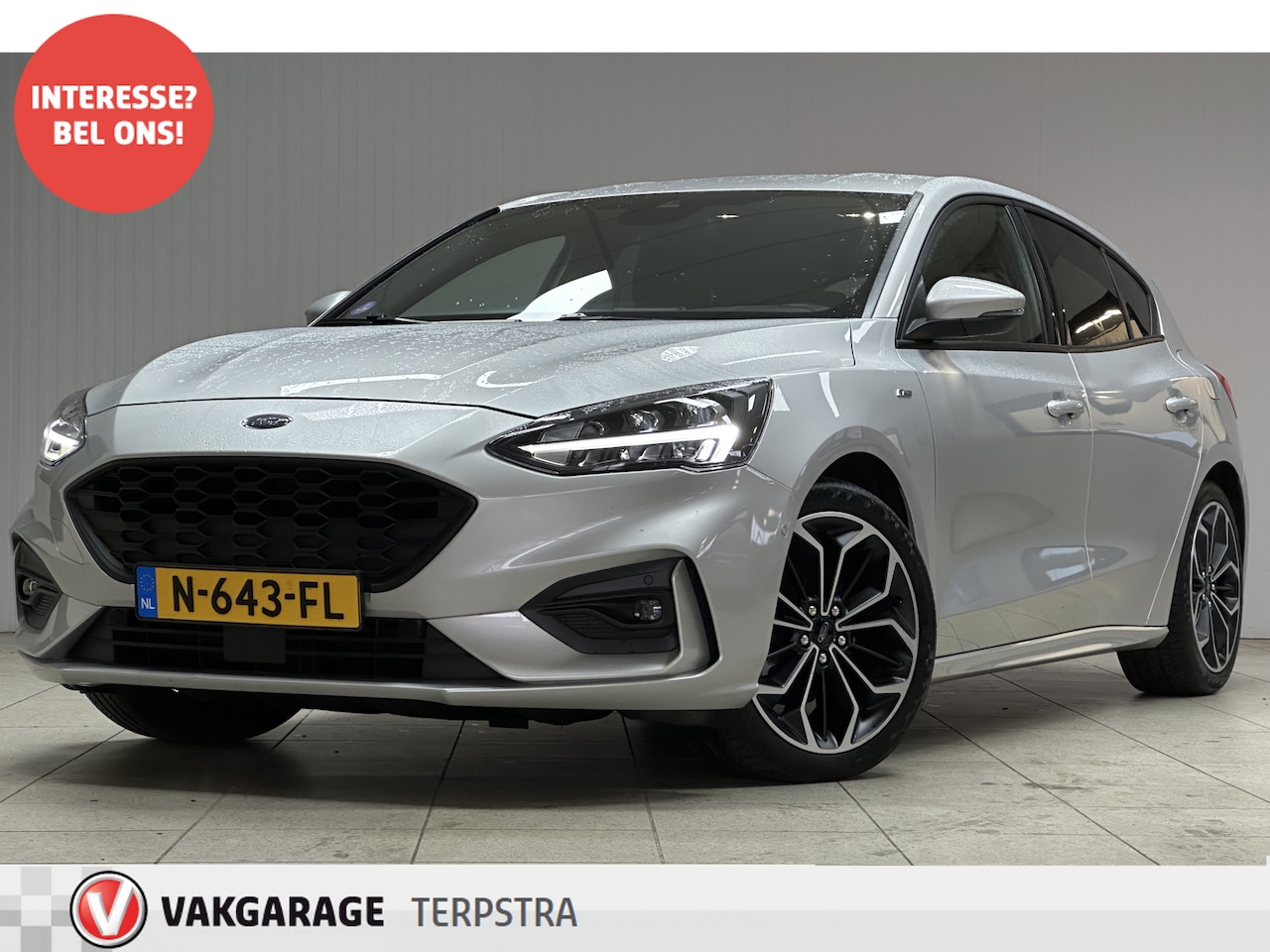 Ford Focus - 1.0 EcoBoost ST Line/ Trekhaak/ Zwarte-Hemel/ LED Koplampen/ 18'' LMV/ Voorruitverw./ Andr - AutoWereld.nl