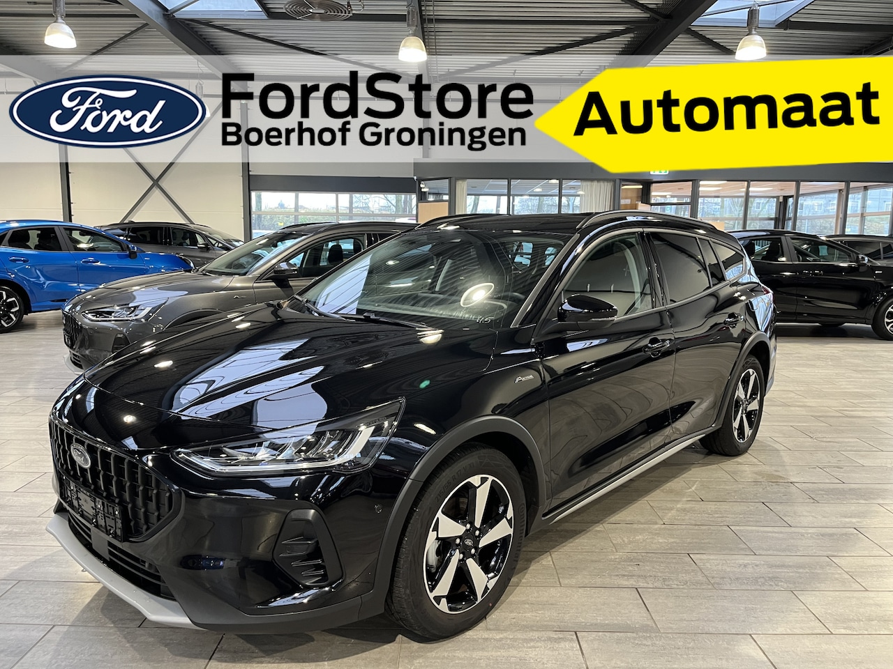 Ford Focus Wagon - EcoBoost Hybrid 155 pk Active | AUTOMAAT | B&O | Adapt. Cruise | Camera I LED I 1500KG tre - AutoWereld.nl