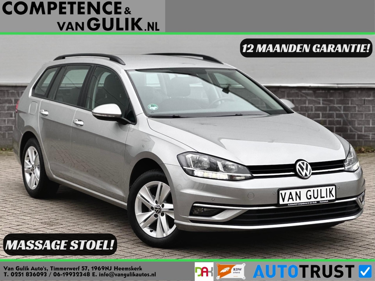 Volkswagen Golf Variant - 1.0 TSI Comfortline Business | Massage | Cruise | PDC | - AutoWereld.nl