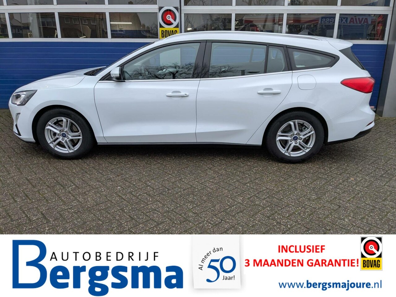 Ford Focus Wagon - 1.0 EcoBoost Hybrid AGR stoel|Trekhaak|1eig. - AutoWereld.nl