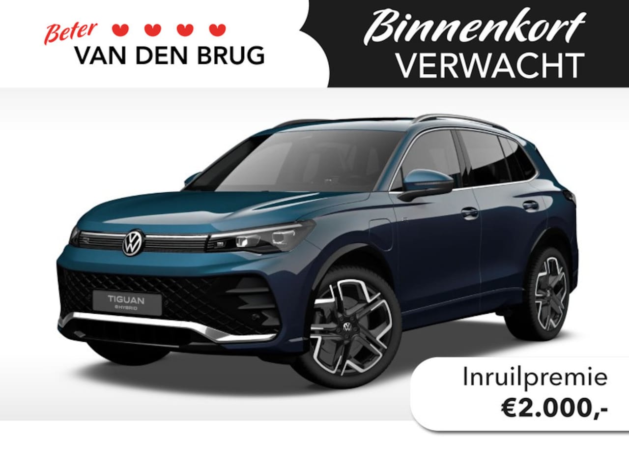 Volkswagen Tiguan - 1.5 eHybrid R-Line Edition | Panoramadak | Trekhaak | Stoelverwarming | - AutoWereld.nl