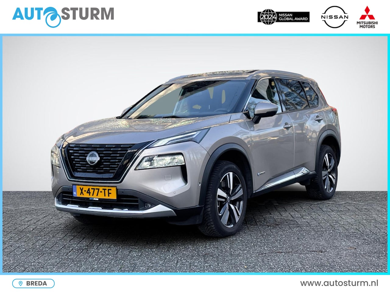 Nissan X-Trail - 1.5 e-Power Tekna Sun Pack | Panoramadak | Leder | Head-Up Display | Stuur- + Stoelverwarm - AutoWereld.nl