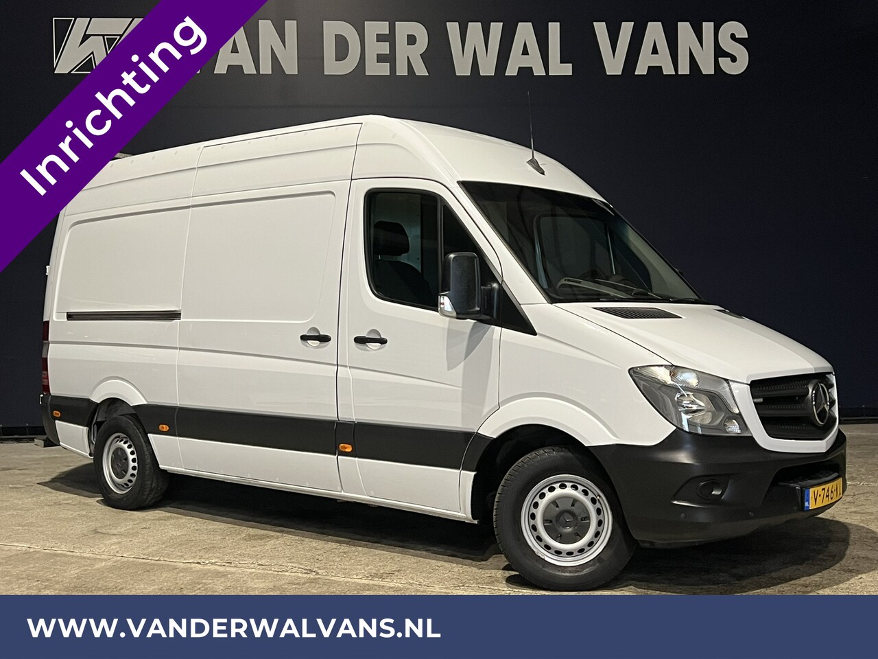 Mercedes-Benz Sprinter - 316 CDI 164pk **BPM VRIJ voor de Ondernemer** L2H2 inrichting Euro6 Airco | Cruisecontrol - AutoWereld.nl