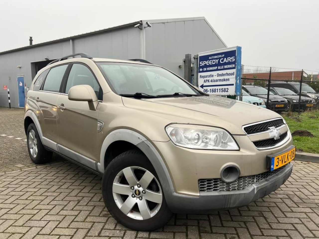 Chevrolet Captiva - 2.0 VCDI Class 2008 Grijs Kenteken Cruise - AutoWereld.nl