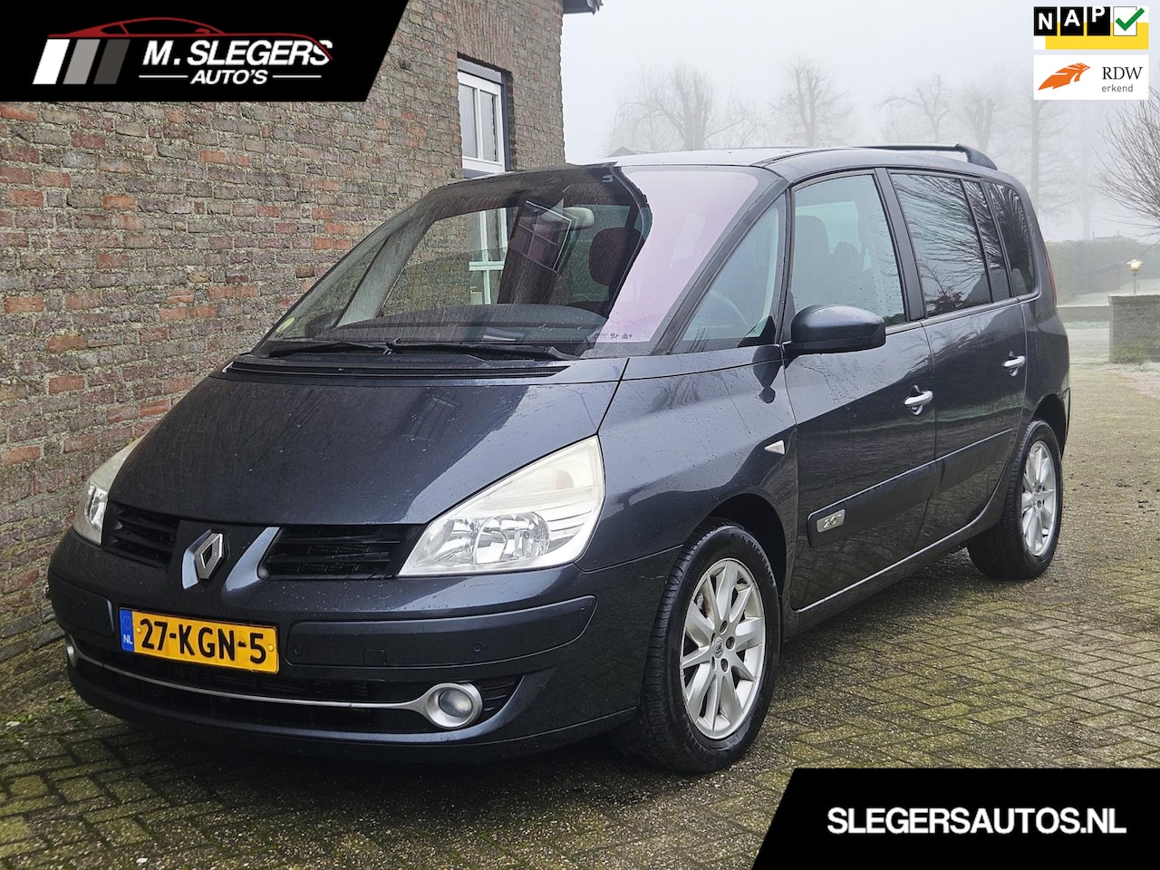 Renault Espace - 2.0T Dynamique*Leder*Cruise*Zeer mooi!! - AutoWereld.nl