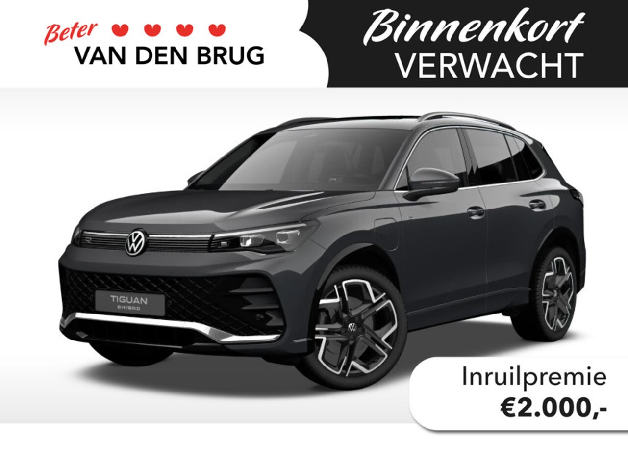 Volkswagen Tiguan - 1.5 eHybrid R-Line Edition | Trekhaak | Keyless | Panoramadak | Stoel verwarming | - AutoWereld.nl