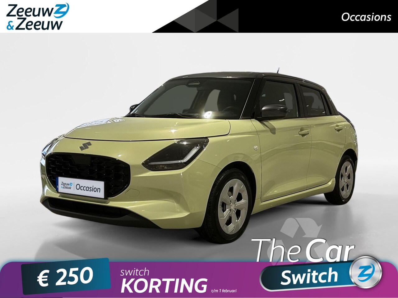 Suzuki Swift - 1.2 Select Smart Hybrid automaat | Navigatie | Blind-spot | Lichtmetalen velgen | Two tone - AutoWereld.nl