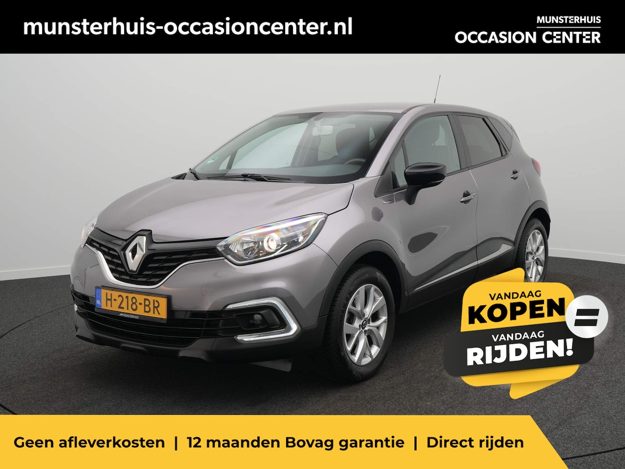 Renault Captur - 0.9 TCe Limited - All Seasonbanden - Trekhaak - Navigatie - Eerste Eigenaar - AutoWereld.nl