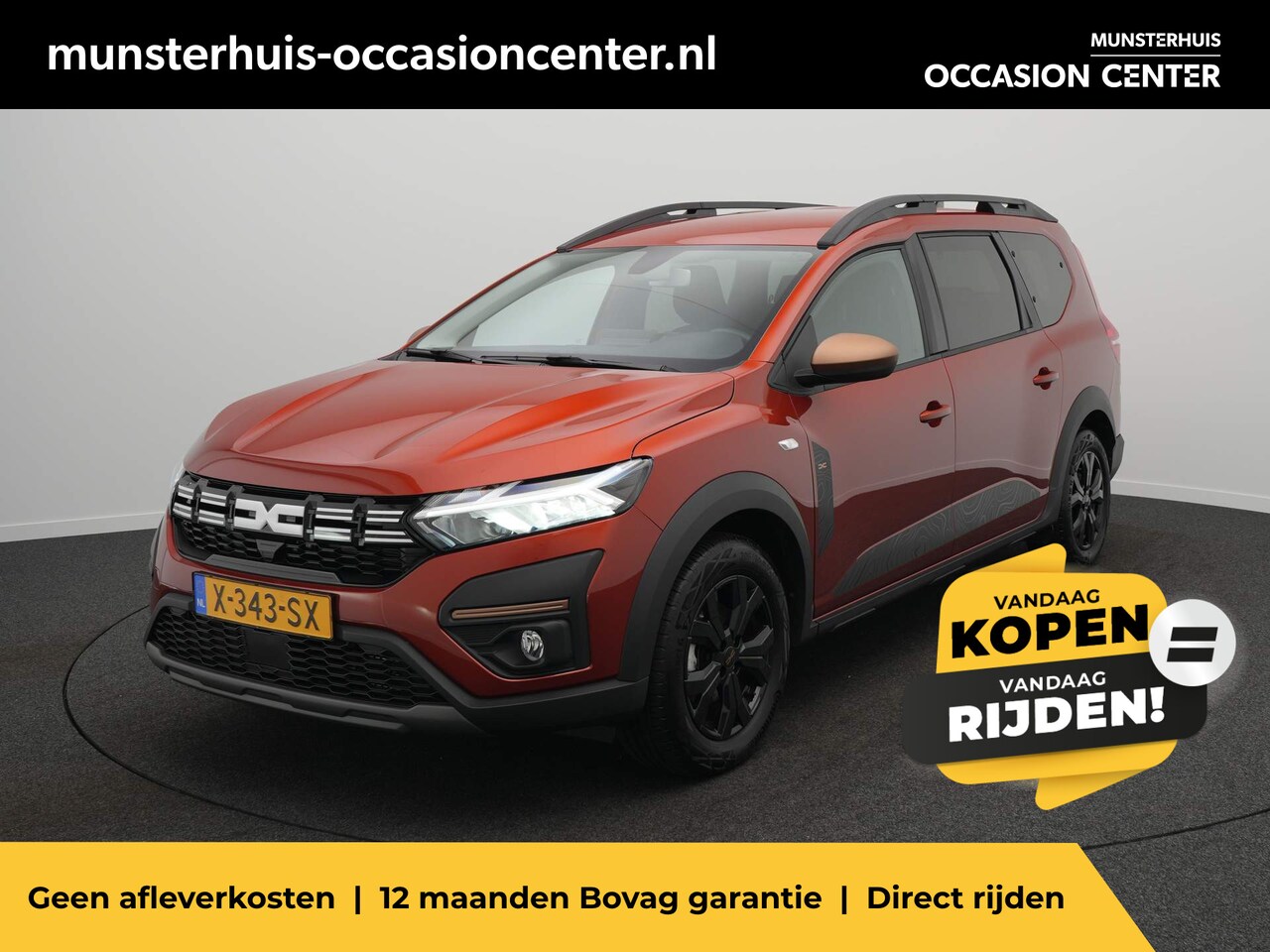 Dacia Jogger - 1.6 Hybrid 140 Extreme - 7-persoons - Automaat - Achteruitrijcamera - Hybride - AutoWereld.nl