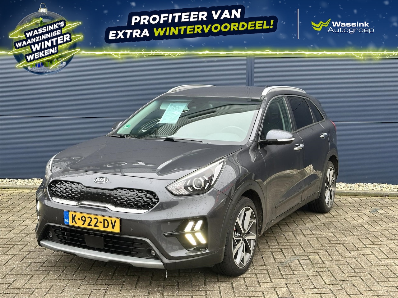 Kia Niro - 1.6 GDi Hybrid 141pk DCT6 DynamicPlusLine 23000 km !!! Stoelverwarming | Navigatie | 18 in - AutoWereld.nl