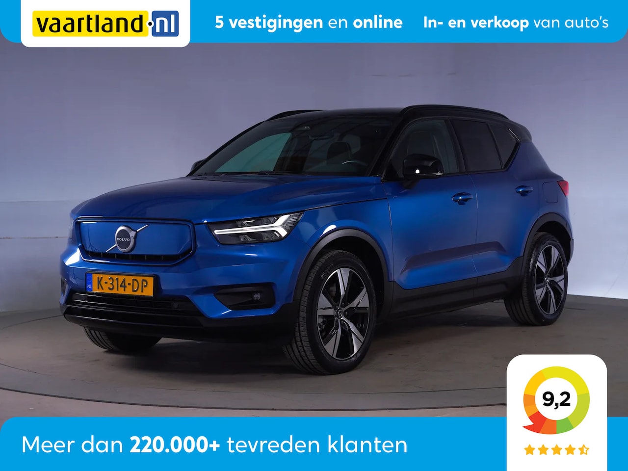 Volvo XC40 - Recharge P8 AWD R Design [ Digitaal dashboard Trekhaak ] - AutoWereld.nl