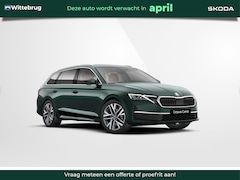 Skoda Octavia Combi - 1.5 TSI MHEV Business Edition Plus Highland Green/ Unieke auto/ Suite cognac / Trekhaak /