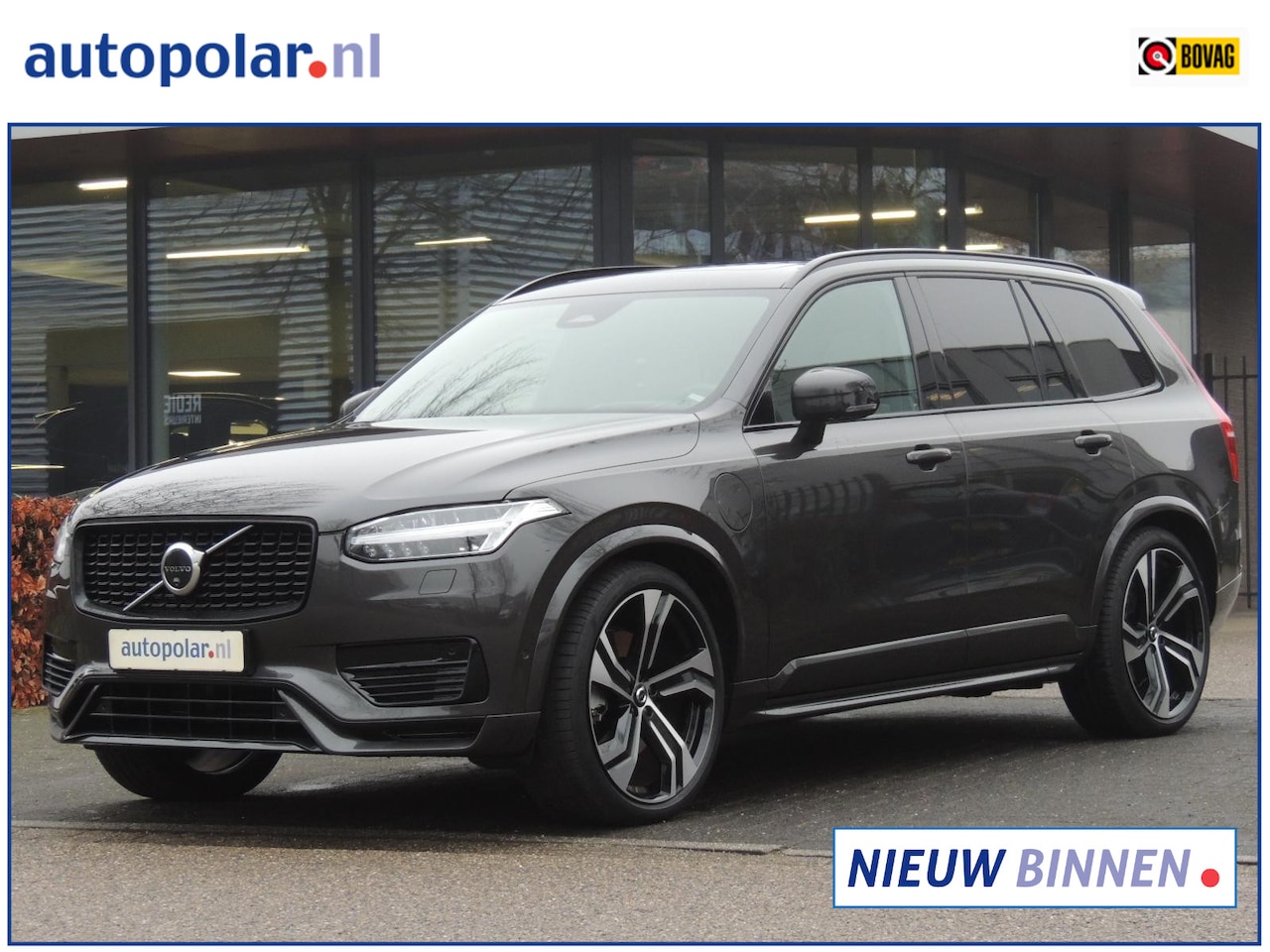 Volvo XC90 - 2.0 T8 Recharge AWD Ultimate Dark Tailored Wool/Luchtvering/22inch etc. - AutoWereld.nl