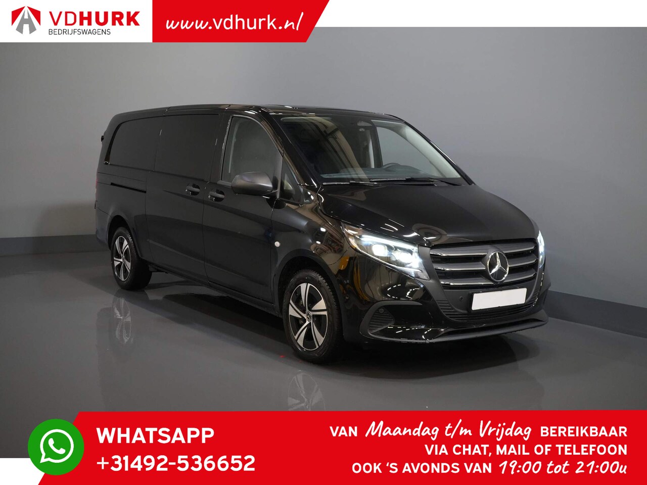 Mercedes-Benz Vito - 116 CDI Aut. L3 Select BPM VRIJ/ LED/ LMV/ 2.5t Trekverm./ Carplay/ Camera - AutoWereld.nl