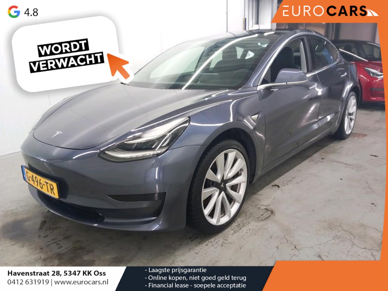 Tesla Model 3 - Standard RWD Plus 60 kWh | Autopilot+Full Self Driving | Navigatie | PDC VA | Camera | 19" - AutoWereld.nl