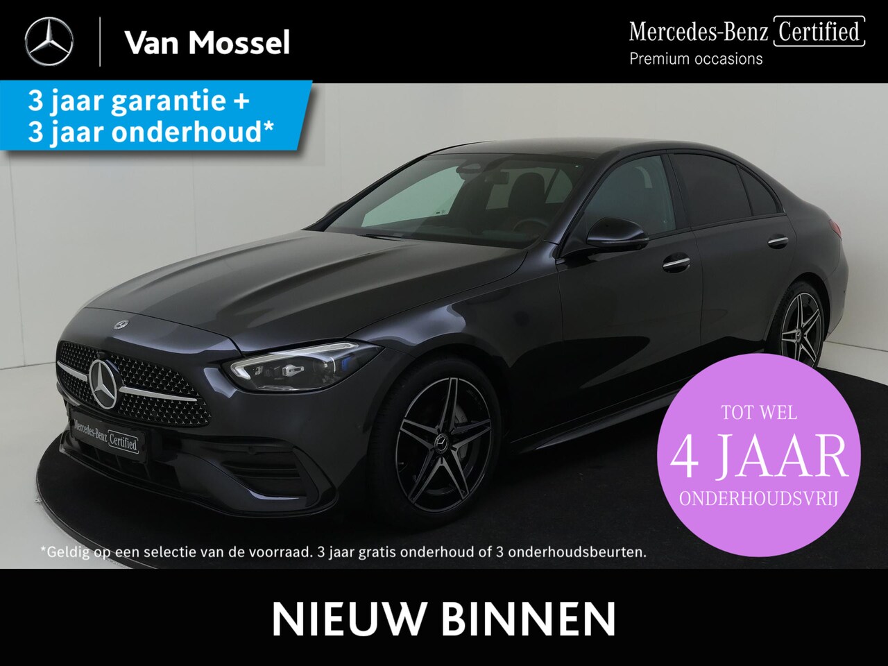 Mercedes-Benz C-klasse - 180 AMG Line /Nightpakket /Memory stoelen - AutoWereld.nl