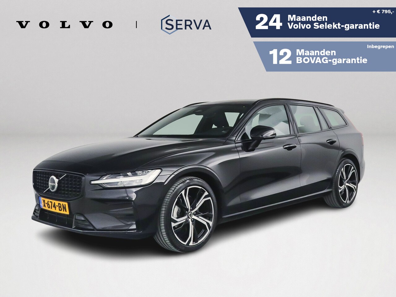 Volvo V60 - B3 Aut. Plus Dark | 360º camera | Stoel- en stuurverwarming | Harman Kardon - AutoWereld.nl