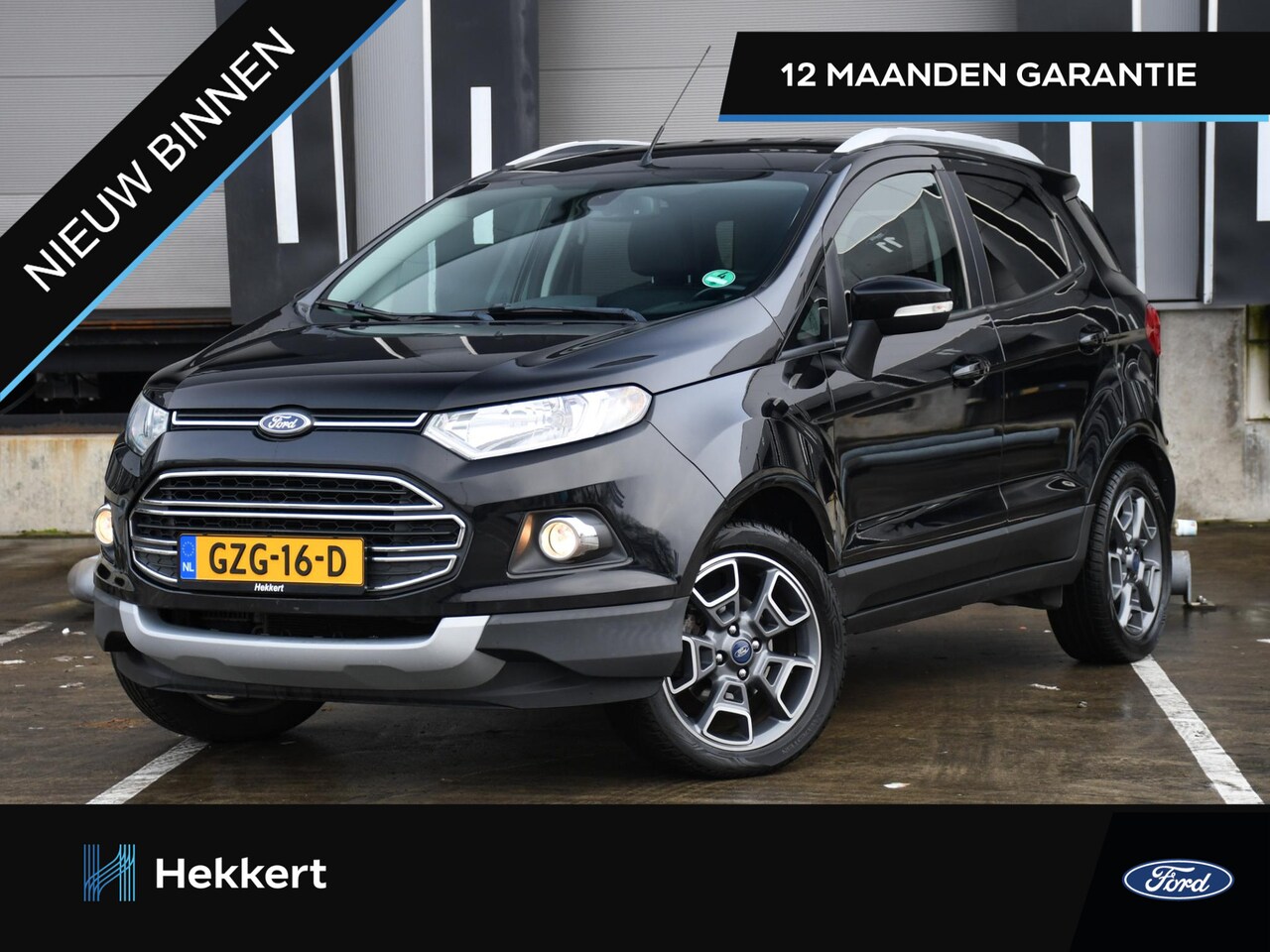 Ford EcoSport - Titanium 1.0 EcoBoost 125pk WINTER PACK | NAVI | HALF-LEDER | PDC ACHTER | CRUISE.C | 17'' - AutoWereld.nl