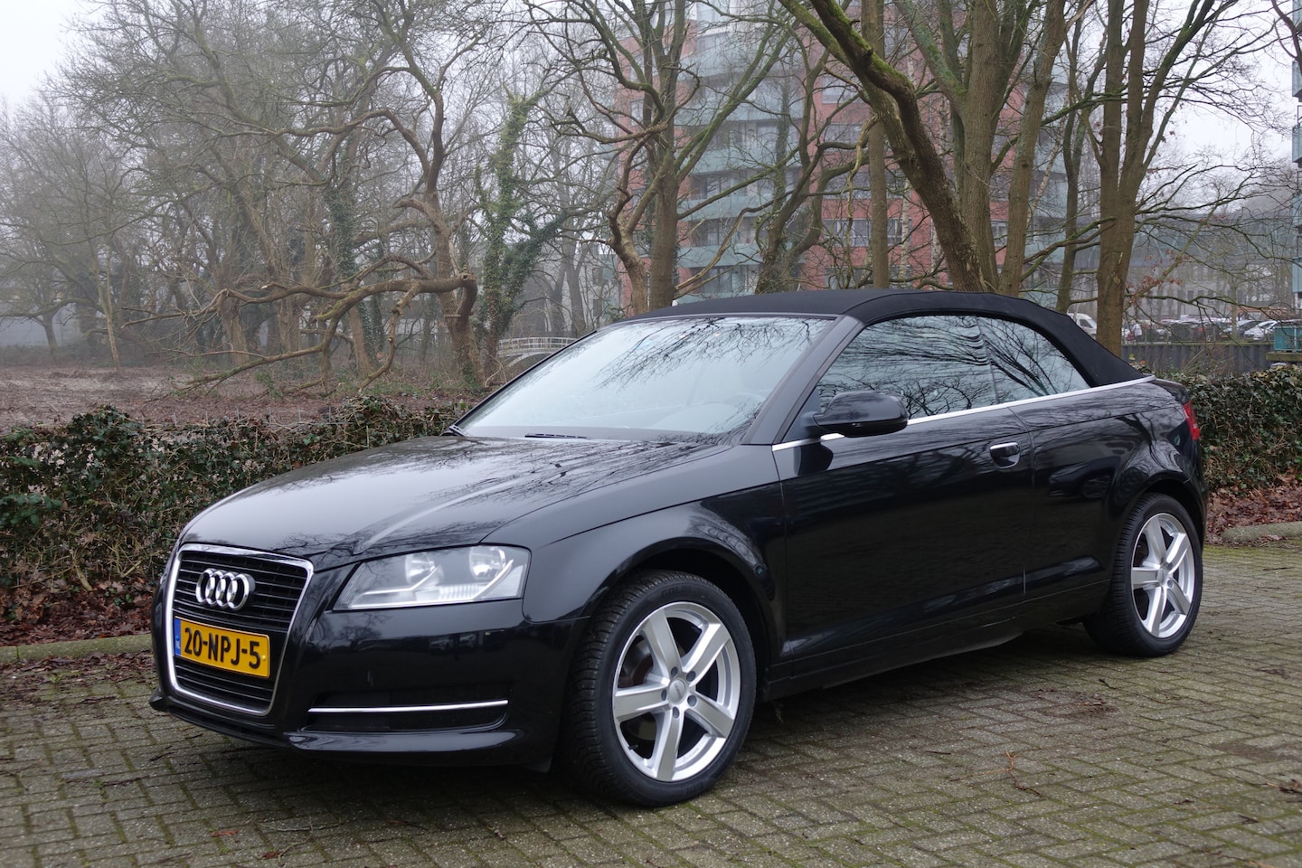 Audi A3 Cabriolet - 1.2 TFSI S-edition 1.2 TFSI S-edition, Cabriolet, zwart, zwart stof, ecc, cruise, mooie en frisse auto! - AutoWereld.nl