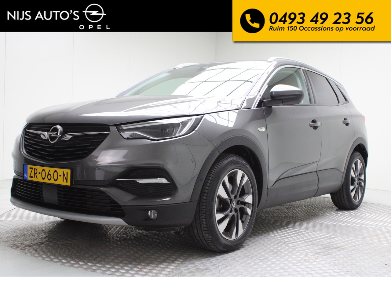 Opel Grandland X - 1.2 Turbo Business Executive | trekhaak | elect. achterklep | climate | navi | pdc v/a + c - AutoWereld.nl