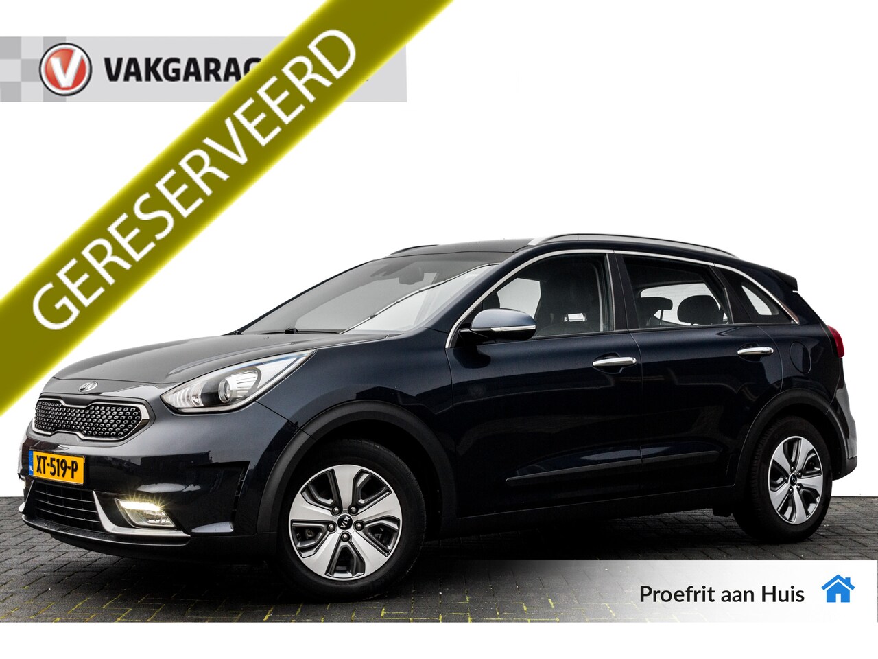 Kia Niro - 1.6 GDi Hybrid DynamicLine Automaat Rijklaar. | Trekhaak | Navi Ful Map  | Pdc | Clima | - AutoWereld.nl