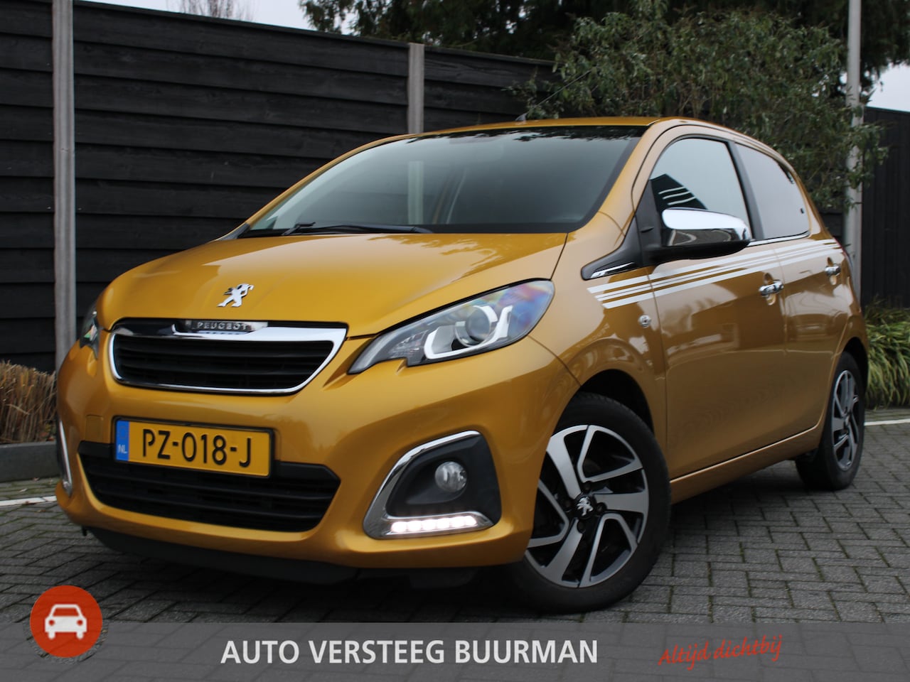 Peugeot 108 - 1.0 e-VTi 70PK 5DRS Collection Unieke Kleur!, Airco, Bluetooth, Extra Getint Glas, Lichtme - AutoWereld.nl