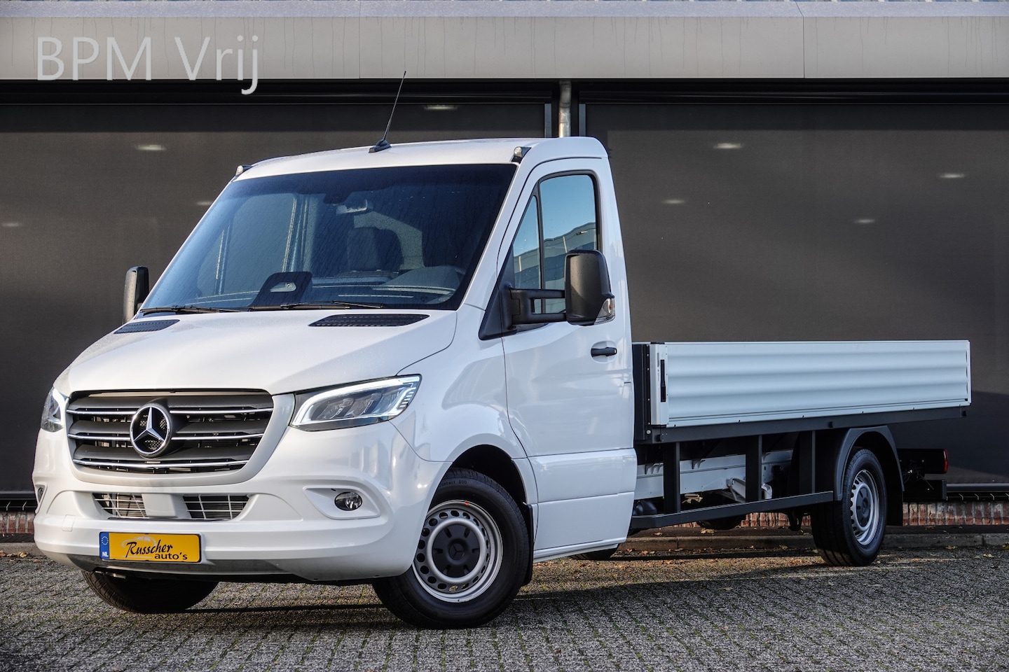 Mercedes-Benz Sprinter - L3 | 319Cdi 190Pk 9G-Tronic | Open Laadbak | RWD | Arctic White - AutoWereld.nl