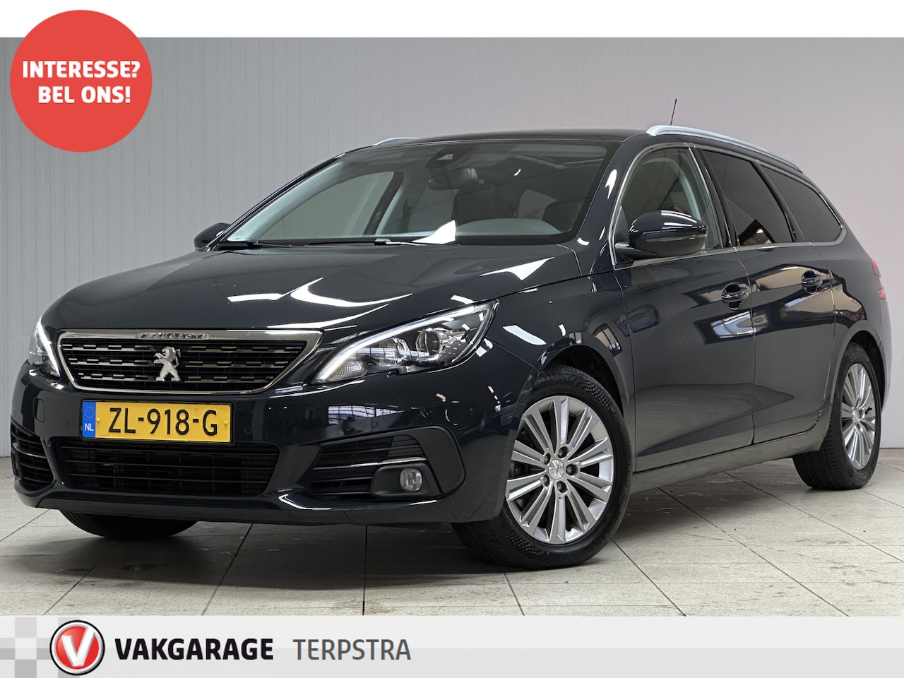 Peugeot 308 SW - 1.5 BlueHDi Premium/ Facelift!/ Trekhaak/ 16'' LMV/ Panorama-Dak/ Camera/ Apple + Android/ - AutoWereld.nl