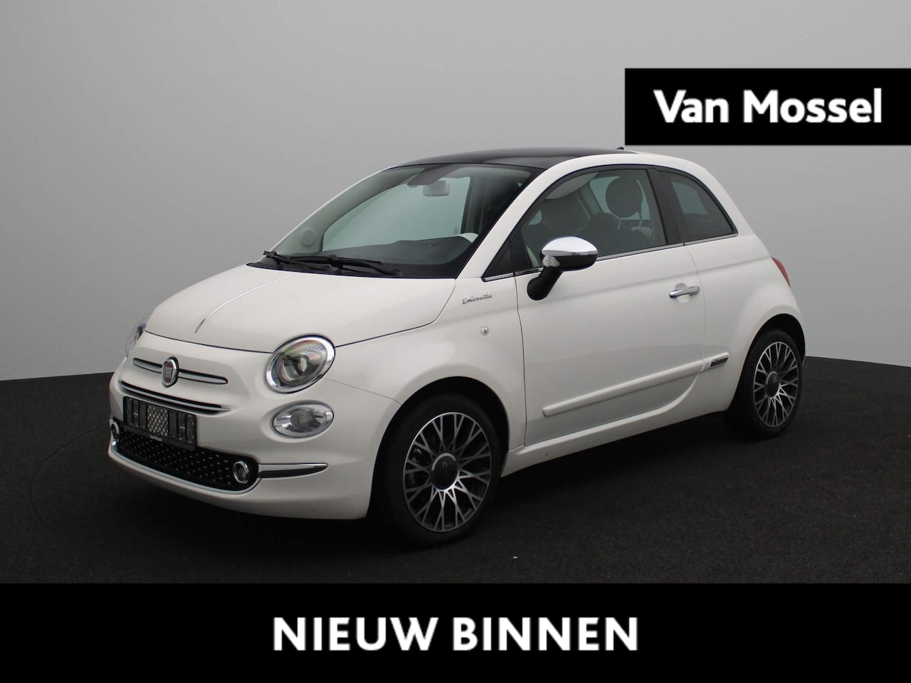 Fiat 500 - 1.0 Hybrid Dolcevita | Panoramadak | Apple CarPlay | Climate Control | Parkeersensoren | 1 - AutoWereld.nl